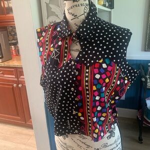 Colorful Geometric Women's Top